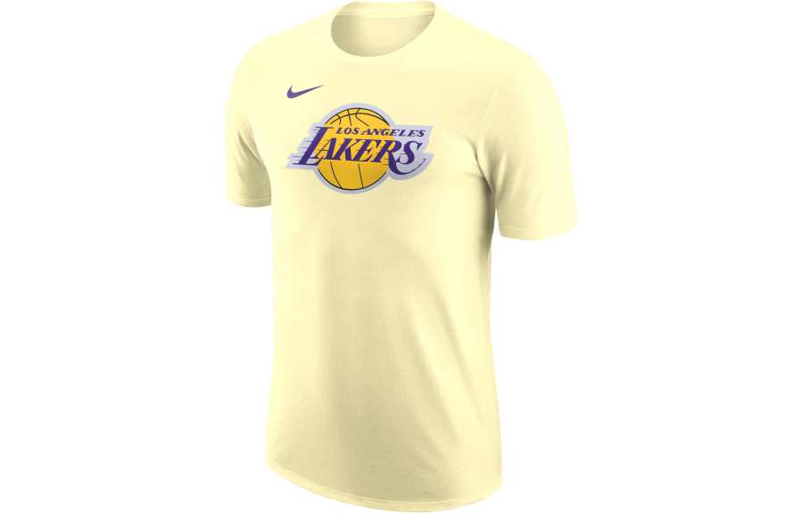 Nike Nike Los Angeles Lakers Essential T Shirt Los Angeles Lakers Men's Soft Yellow