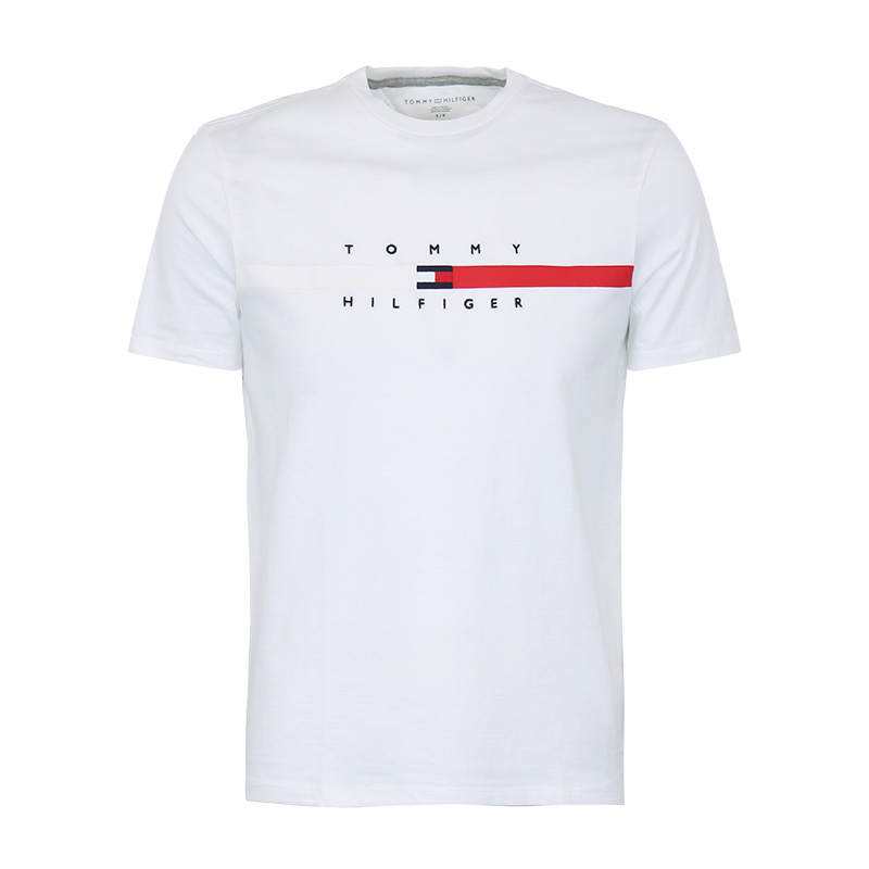 Tommy Hilfiger T Shirts Men's Crew Neck Moderate