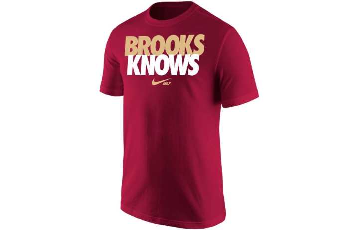Nike Nike T Shirts Men's Red Crew Neck Moderate Straight Fit