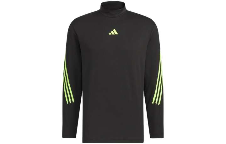 Adidas Adidas T Shirts Men's Black Half Turtleneck Moderate Straight Fit