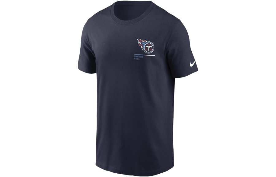 Nike Nike T Shirts Men's Marine Blue Crew Neck Moderate Straight Fit