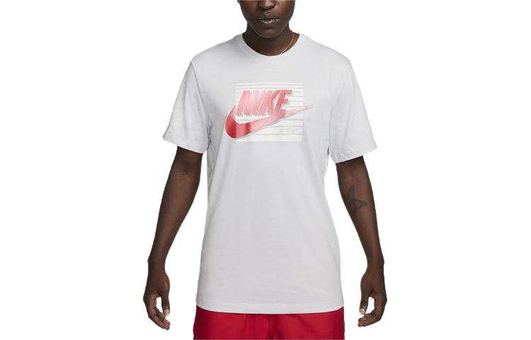 Nike Nike Sportswear T Shirt Men's Pure White Gold