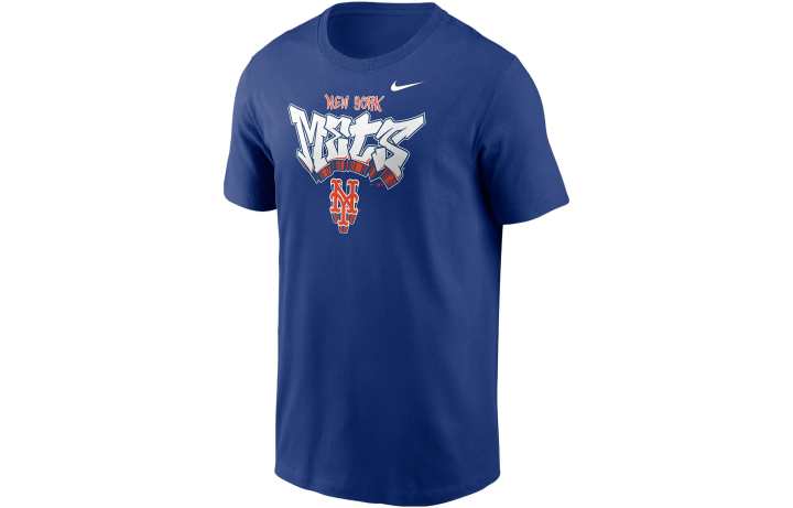 Nike Nike T Shirts Men's Blue Crew Neck Moderate Straight Fit