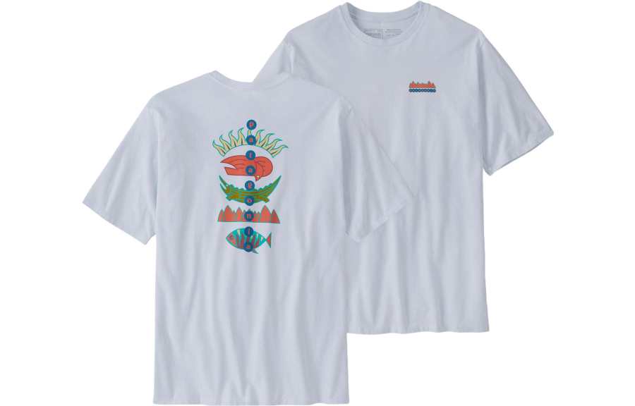 Patagonia Responsibili Tee T Shirts Men's Crew Neck Moderate Straight Fit