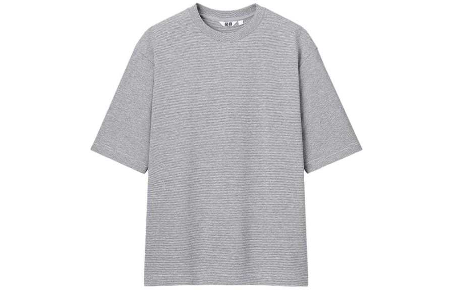 UNIQLO SS24 T Shirt Unisex Gray