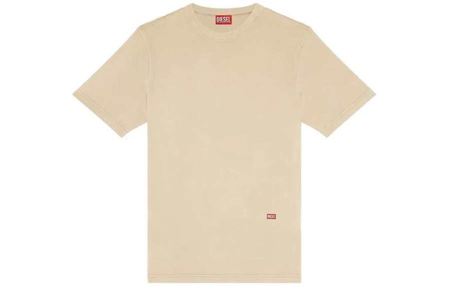DIESEL T Shirt Men's Mustard Yellow