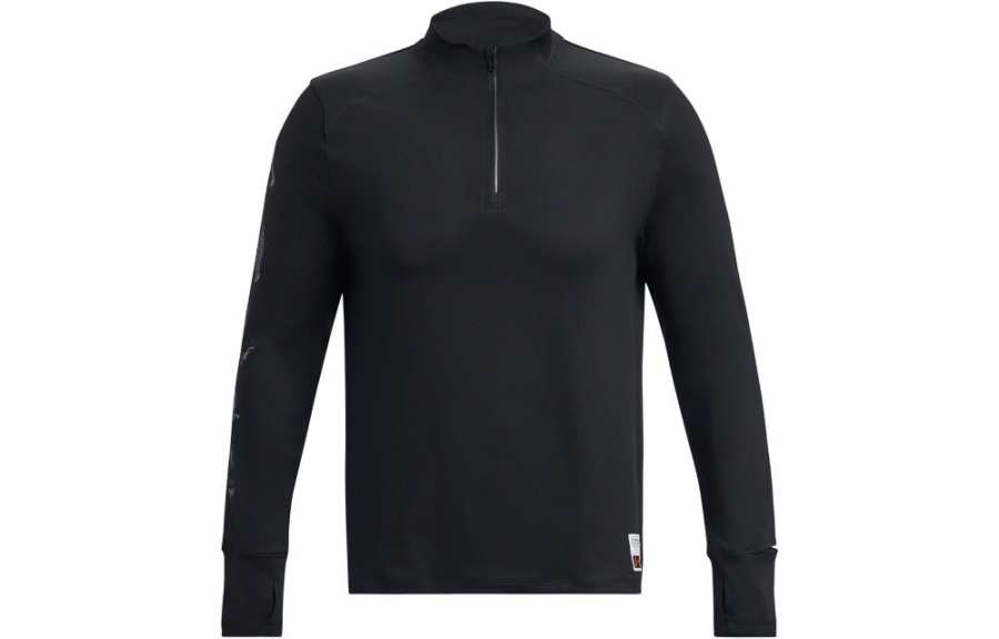 Under Armour RUN LAA T Shirt Men's Black