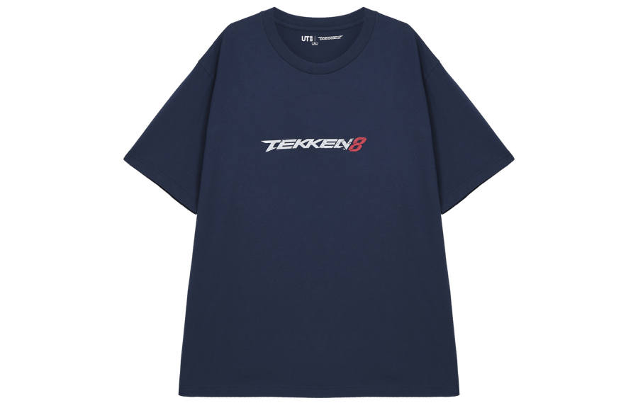 UNIQLO T Shirts Unisex Blue Crew Neck Moderate Straight Fit
