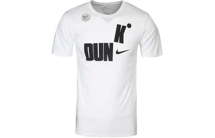 Nike Nike T Shirts Men's White Crew Neck Moderate Straight Fit
