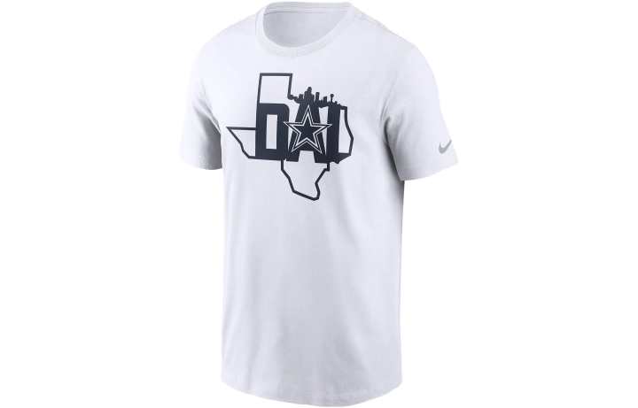 Nike Nike T Shirts Men's White Crew Neck Moderate Straight Fit