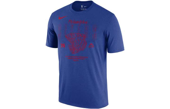 Nike Nike Philadelphia 76ers Courtside Max90 Men's Nike Nba T Shirt