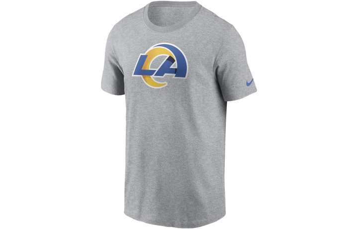 Nike Nike T Shirts Men's Gray Crew Neck Moderate Straight Fit