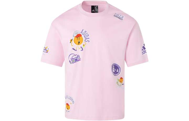 Adidas Adidas T Shirt Unisex Clear Pink