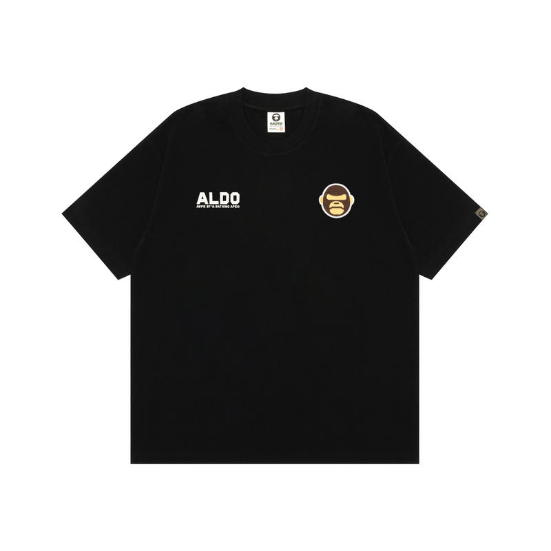 Aape Logo appliqué Cotton T shirt
