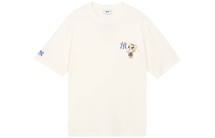 MLB MLB T Shirt Unisex Beige Yellow