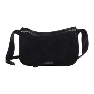 Chrome Hearts Leather Shoulder Bag, Crossbody Bag Women's Black