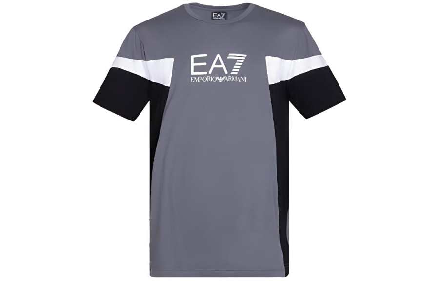 EMPORIO ARMANI EA7 SS24 T Shirt Men's Gray