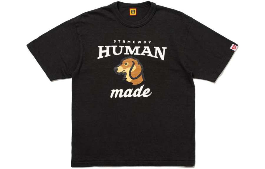 HUMAN MADE T Shirts Unisex Crew Neck Moderate Straight Fit