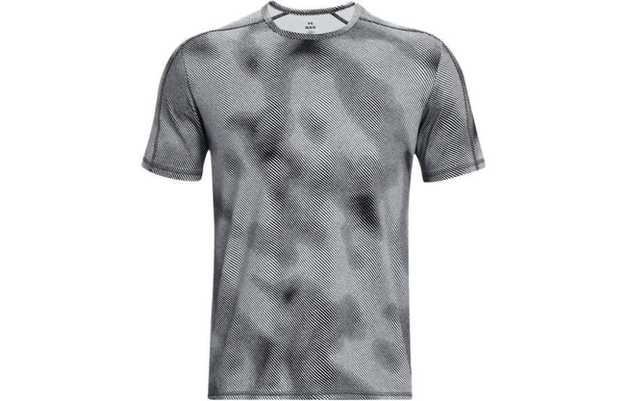 Under Armour Meridian T Shirts Men's Black Crew Neck Moderate Straight Fit
