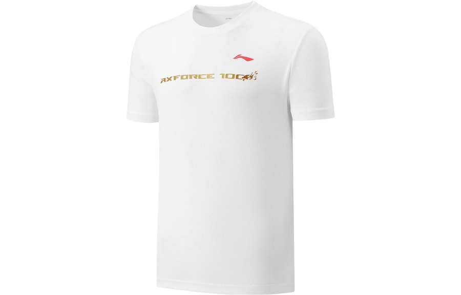 Li-Ning Li Ning Badminton Collection T Shirt Unisex Standard White