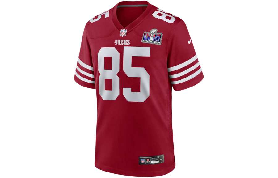 Nike Nike George Kittle San Francisco 49ers Super Bowl LVIII T Shirt Men's Red