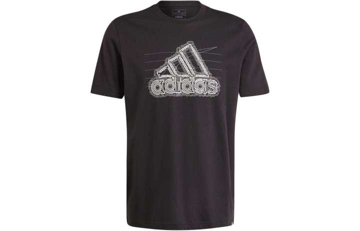 Adidas Adidas T Shirts Men's Black Crew Neck Moderate Straight Fit