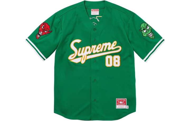 Supreme Supreme Mitchell & Ness Downtown Hell Baseball Jersey