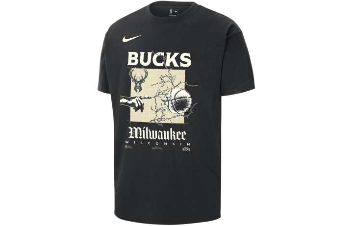 Nike Nike Milwaukee Bucks Courtside Men's Nike Nba Max90 T Shirt