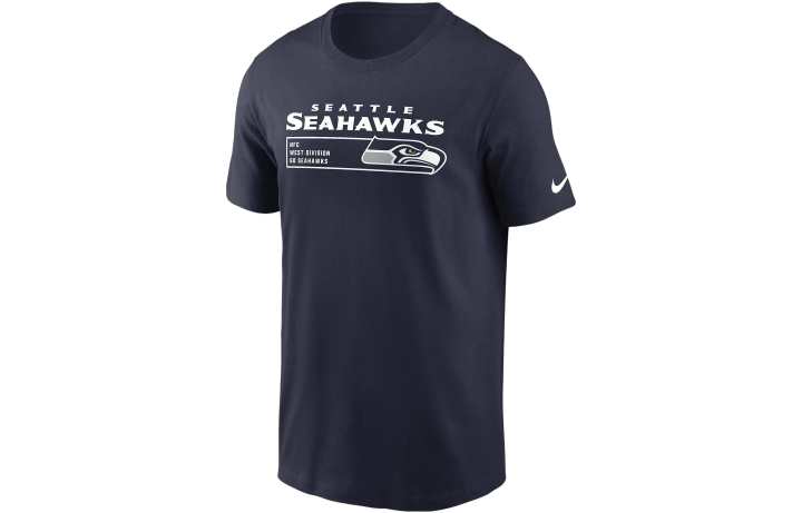 Nike Nike T Shirts Men's Marine Blue Crew Neck Moderate Straight Fit