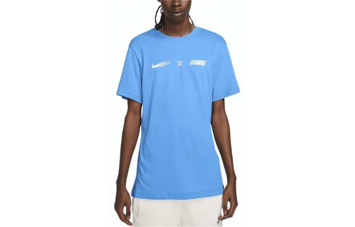 Nike Nike Sportswear Standard Issue T Shirt Men's Light Photo Blue Color