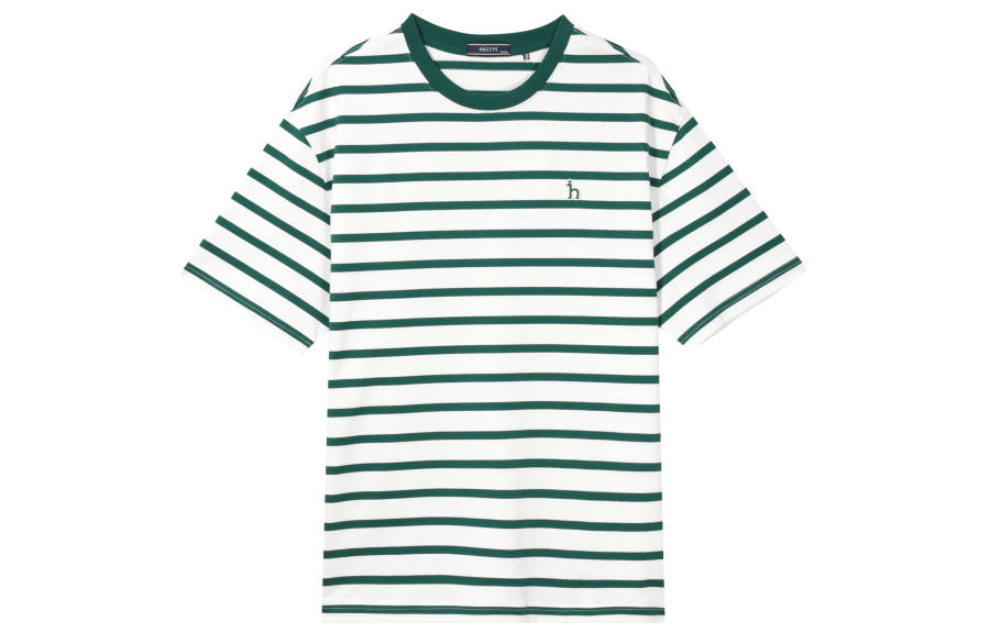 HAZZYS T Shirts Men's Crew Neck Moderate Straight Fit