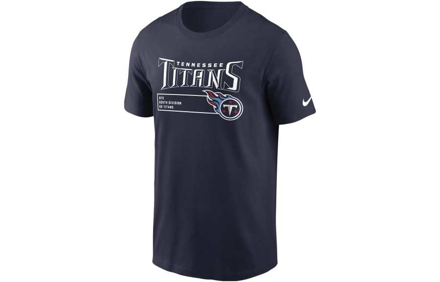 Nike Nike T Shirts Men's Marine Blue Crew Neck Moderate Straight Fit