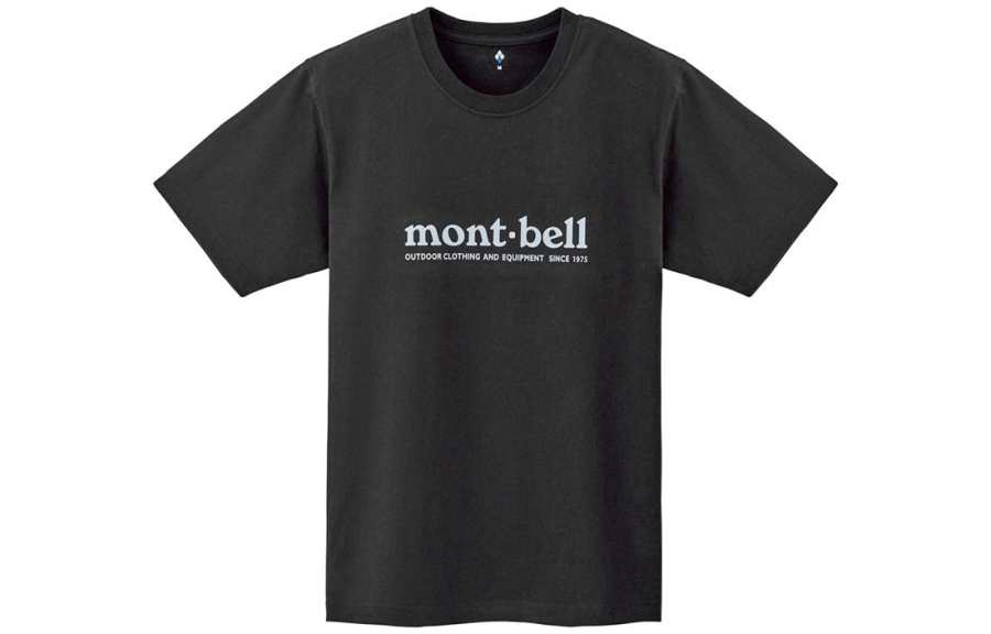 MONTBELL T Shirts Unisex Crew Neck Moderate Straight Fit