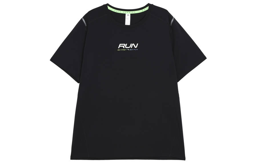 ANTA Anta Running Collection Running T Shirt Men's Basic Black