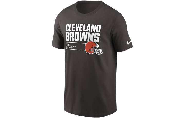 Nike Nike T Shirts Men's Brown Crew Neck Moderate Straight Fit