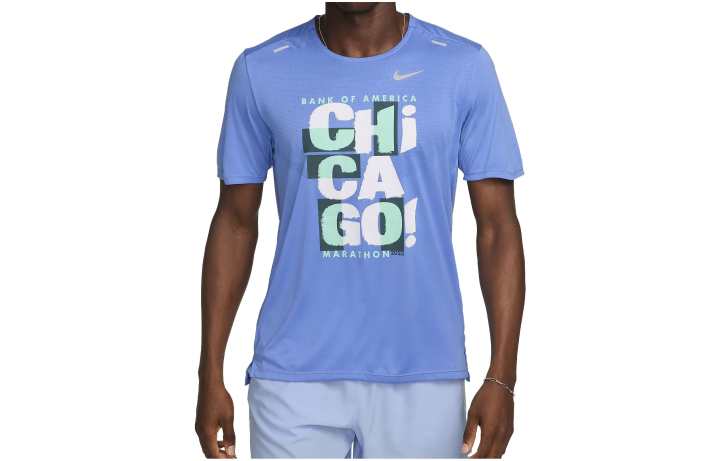 Nike Nike T Shirts Men's Blue Crew Neck Moderate