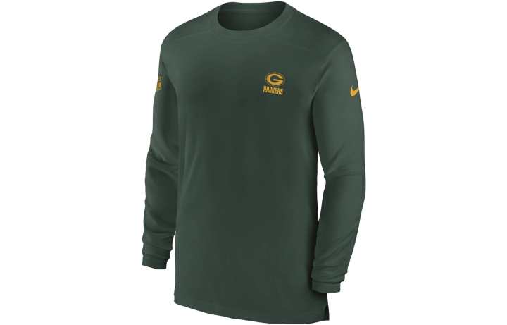 Nike Nike Bay Packers Sideline Coach Men's Nike Dri-FIT Nfl Long-Sleeve Top