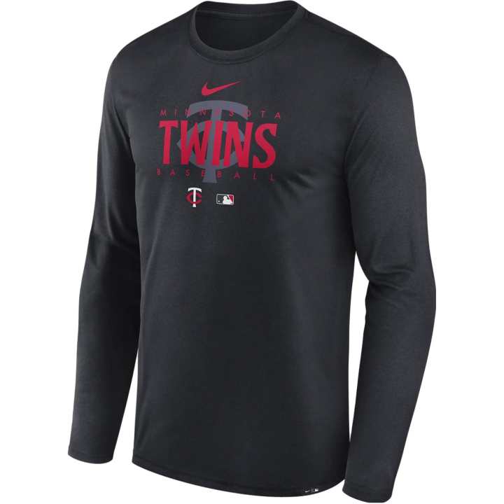 Nike Nike Cleveland Guardians Authentic Collection Team Issue Men's Nike Dri-FIT Mlb Long-Sleeve T-Shirt
