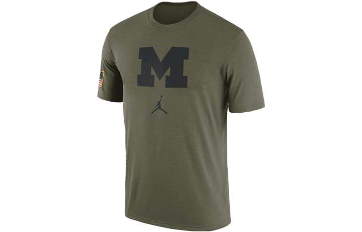 Jordan Jordan Michigan T Shirt Men's Medium Olive