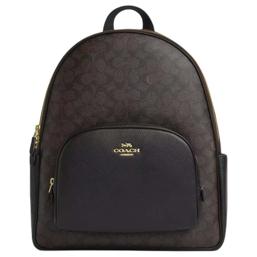 COACH COACH Court Artificial Leather Backpack Large Women's Brown