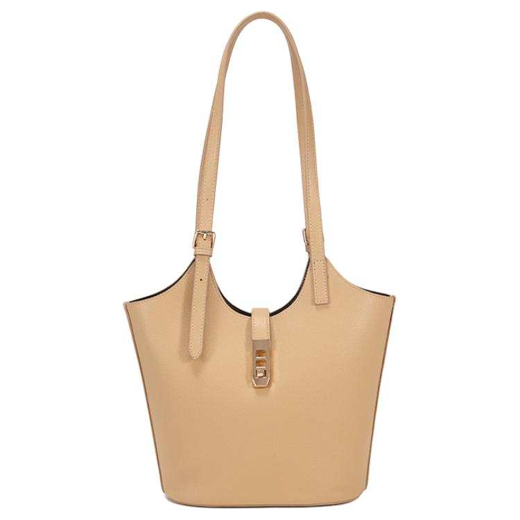 PAYOT PAYOT Microfiber Synthetic Leather Shoulder Bag Regular Women's Khaki