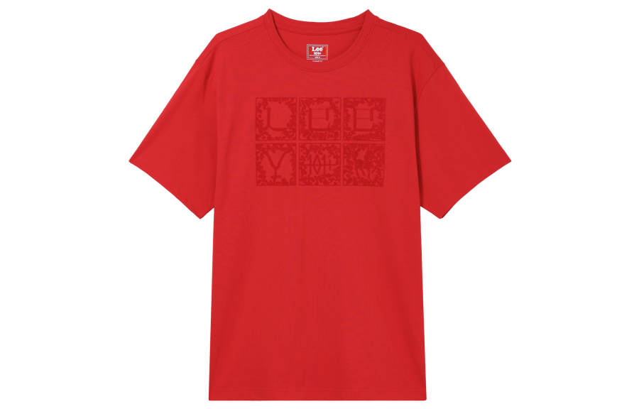 Lee T Shirts Men's Crew Neck Moderate Straight Fit