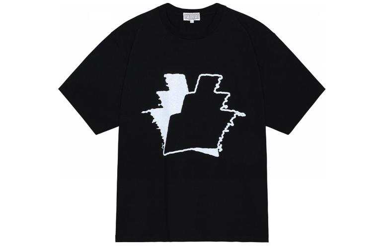 Cav Empt T Shirts Men's Crew Neck Moderate Straight Fit