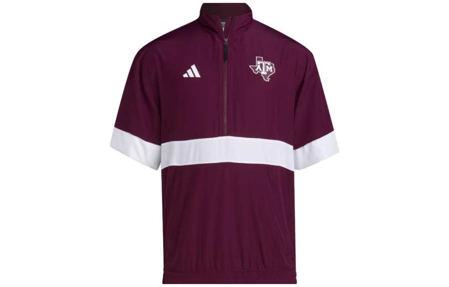 Adidas Adidas Free Shipping With AdiClub Texas A&M Training Strategy 1/4 Zip Top