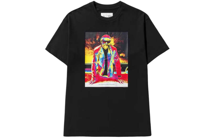 Nike Nike T Shirts Men's Black Crew Neck Moderate Straight Fit