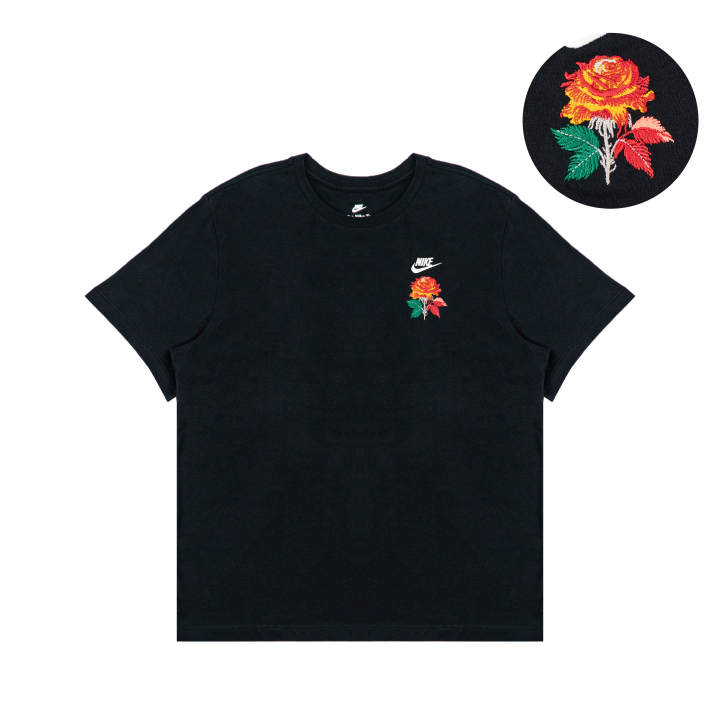 Nike Nike T Shirts Unisex Black Crew Neck Moderate Straight Fit