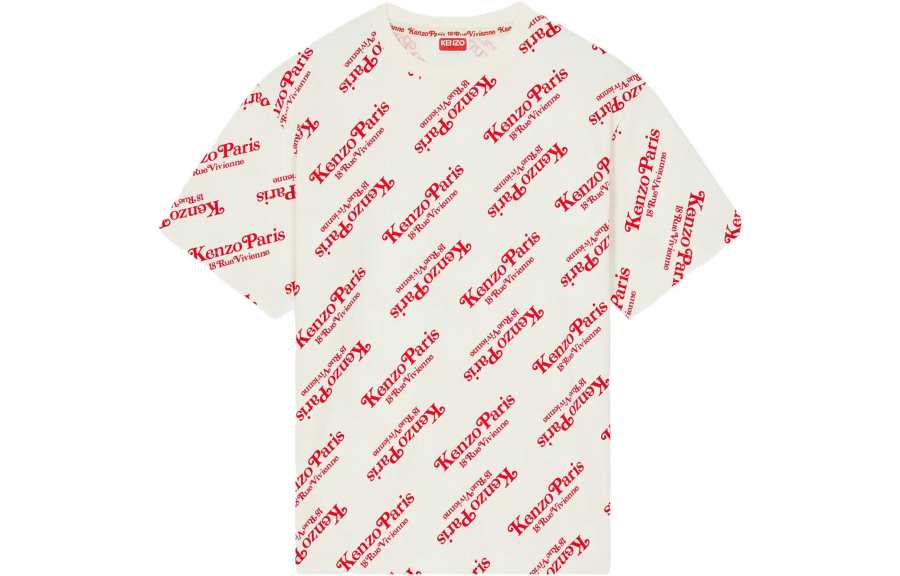 KENZO KENZO All Over Logo Printed Oversize T Shirt