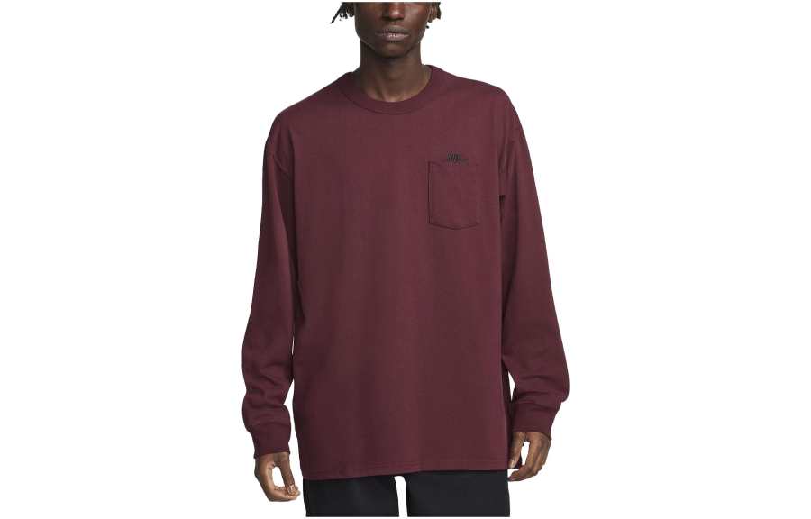 Nike Nike Sportswear Essentials T Shirts Men's Red Crew Neck Moderate