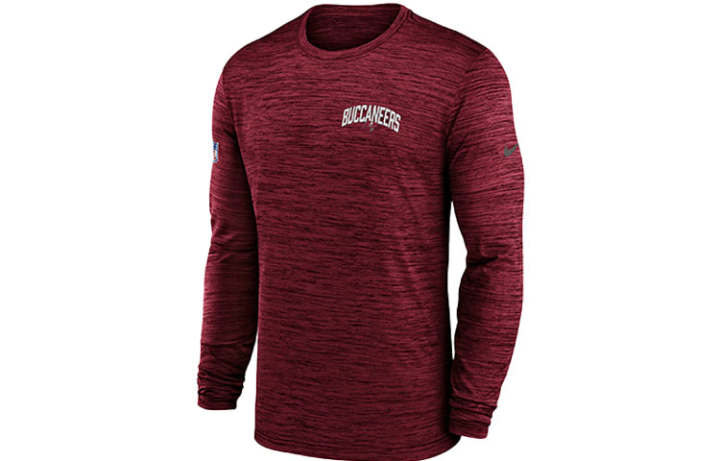Nike Nike X NFL T Shirts Men's Red Crew Neck Moderate Straight Fit