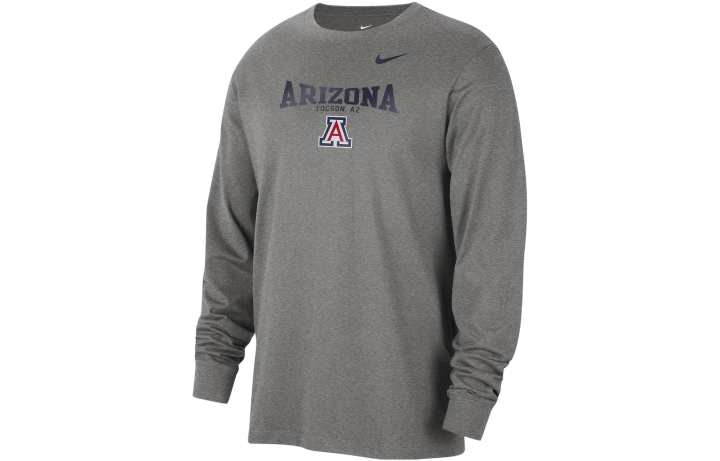 Nike Nike T Shirts Men's Gray Crew Neck Moderate Straight Fit